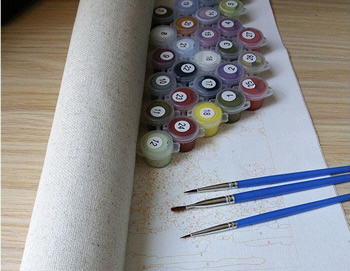 How To Paint By Number Step 1